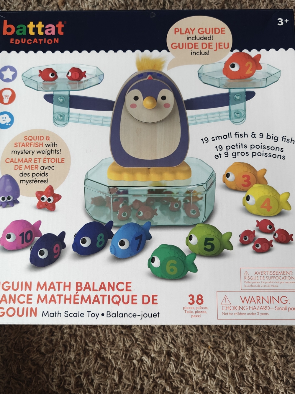 Battat Education Toy - Penguin Math Balance